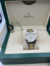 Rolex Daytona Ref 116503 Year 2016 White Dial Steel & Gold 40mm Chronograph