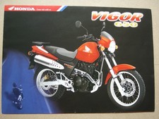 HONDA 650 Vigor brochure 6 pages. UK Edition. Published by Honda UK Ltd.