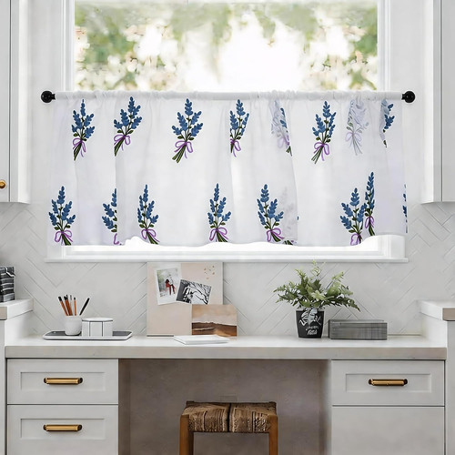 Kitchen curtains embroidered - kitchen, curtains,