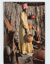 Postcard Himba & Hereo wear traditional Costume At museum Washington DC