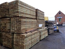 RAILWAY SLEEPERS TREATED