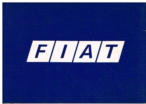 Fiat cars 1899 1981 company - 1899-1981, &