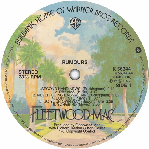 Fleetwood mac rumours - fleetwood,