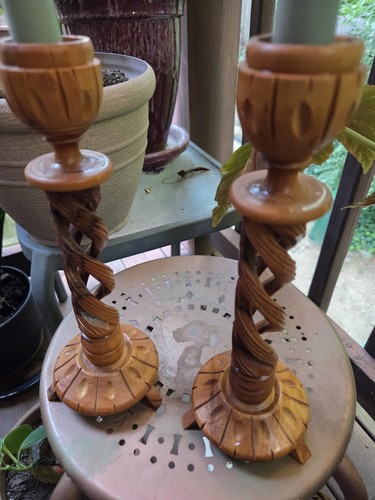Vintage carved wood - carved,