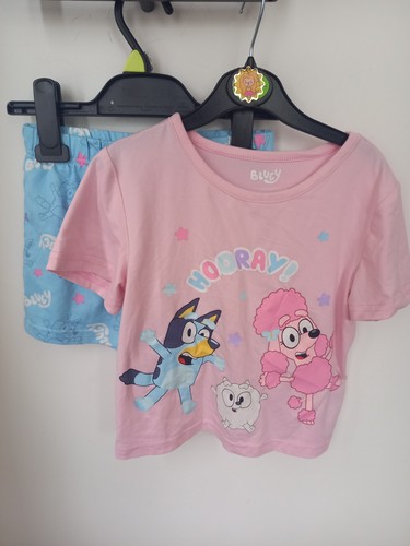 Girls bluey pyjamas shorts and - bluey,