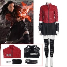 Avengers 2 Scarlet Witch Wanda Cosplay Costume Superhero Hallowen Maximoff Suits