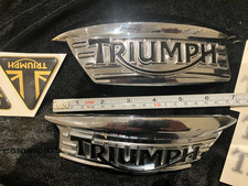 Triumph Motorbike Tank Badges