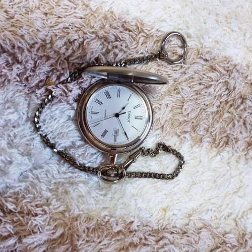 Tissot pocket watch silver - pocket,