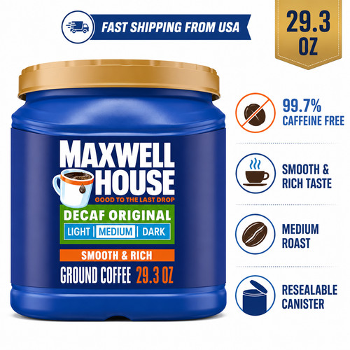 Maxwell house decaffeinated - maxwell,