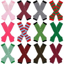 Knitted Long Fingerless Gloves