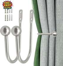 metal Curtain Holdbacks, 2 Pcs