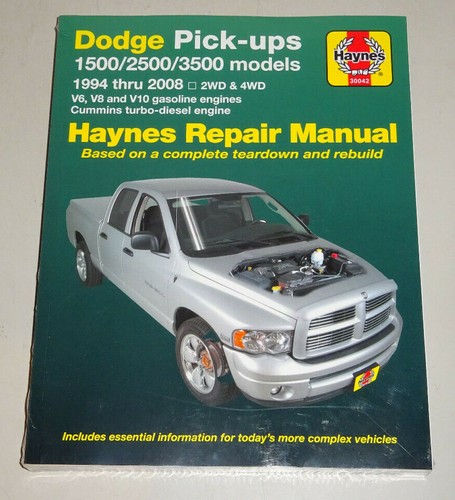 Repair manual dodge ram 1500 - repair,