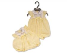 PREM BABY GIRLS ROMPERS LEMON