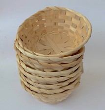 Natural Round Baskets Bamboo