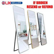 Long Free Standing & Wall Mounted Full Length Mirror Bedroom Dressing Mirrors UK