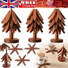 Foldable Wooden Trivets for