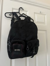 M + RC NOIR Black Backpack Camo Bag 