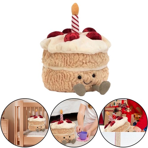 Adorable plush birthday cake - plush,