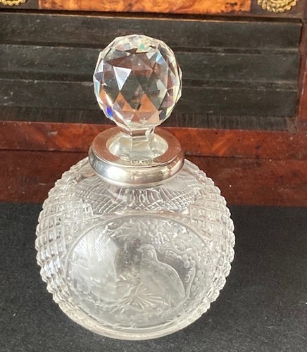 Antique silver cut glass - antique,