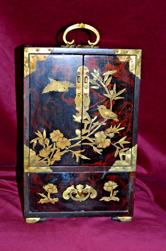 Vintage chinese laquered table - vintage,