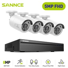 SANNCE 5MP CCTV System Two Way
