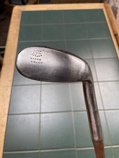 Hickory Golf Club Rare Alex Patrick Leven Dish Deep Concave Face Mashie Niblick