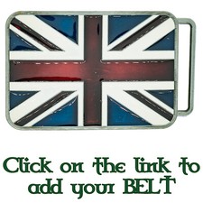 Union Jack England Flag Belt
