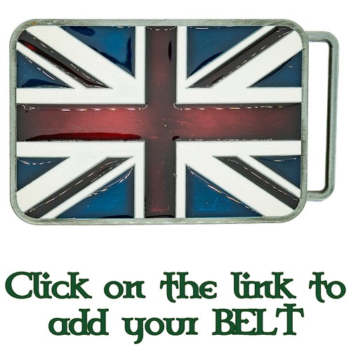 Union jack england flag - england, belt