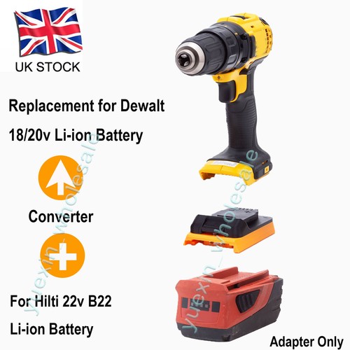 Battery adapter for hilti - for, v