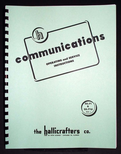 Hallicrafters sx 71u - hallicrafters, sx-71u