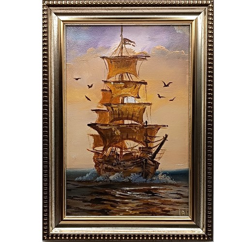 Original oil painting - painting, tall