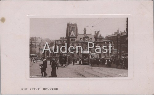 Bradford post office rppc - post,