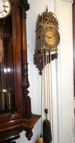 67041 antique lantern clock - lantern,