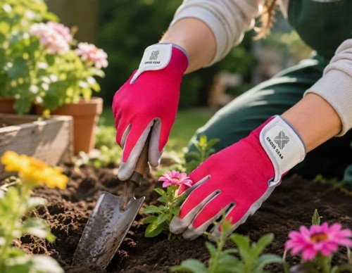 Ladies leather gardening - leather,