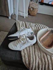 Womens PUMA Cali White Black