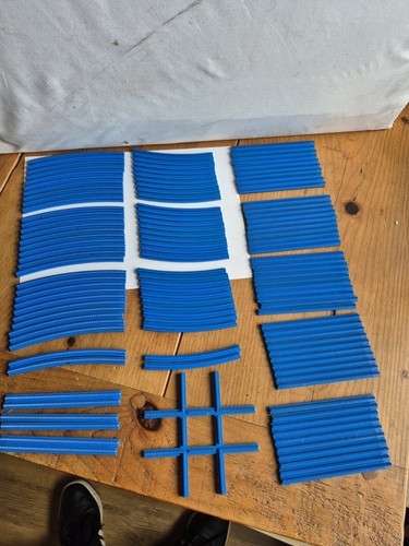Lego vintage blue train track - lego,