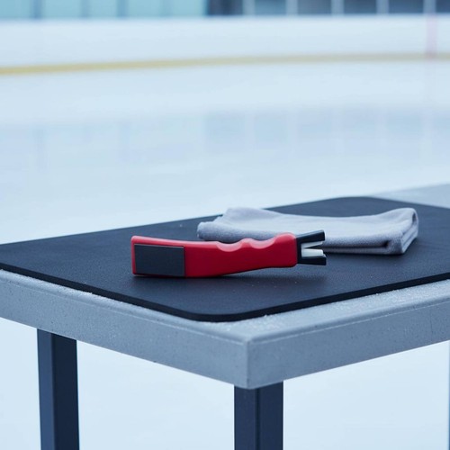 Handheld ice skate honing - ice,