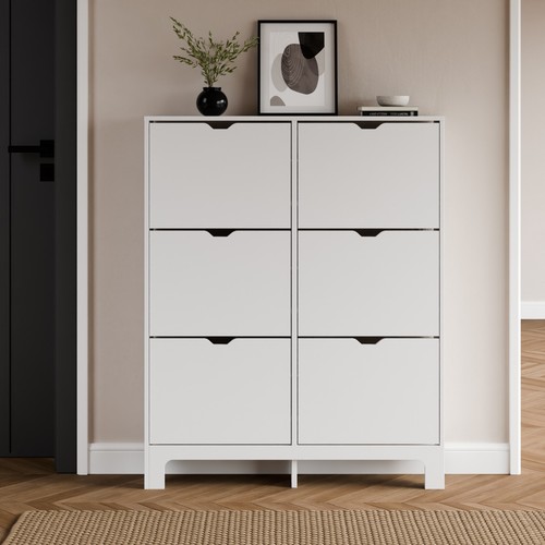 Narrow shoe cabinet - cabinet, storage