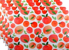 Peach Fruits Table Placemats -