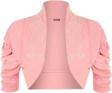 Ladies Ruched Shrug Womens