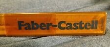 Vintage 1980s Faber-Castell 853-C Ruler and Case