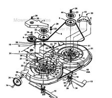 754 0443a mtd cutter - deck, belt