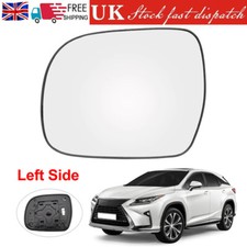 New Left Side Wing Mirror Glass For Lexus RX300 RX330 RX350 RX400H 2003-2008 UK