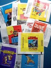 1970's/80's   Bubblegum Card WRAPPERS  -  Choose The One's You Need