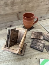 Funky Wooden Square  Drink