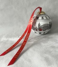 Halcyon Days - London Icons - Fine Bone China Christmas Tree Bauble (Landmarks)