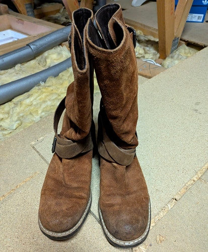 Clarks womens brown suede - womens,