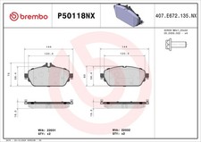 FRONT BRAKE PAD SET DISC BRAKE
