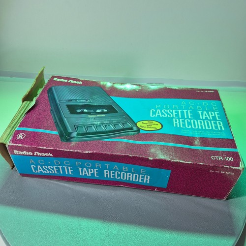 Vintage tech boxed radio shack - vintage,