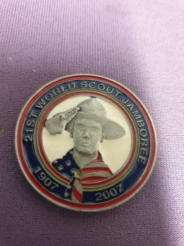 Boy scout medallion - boy, token